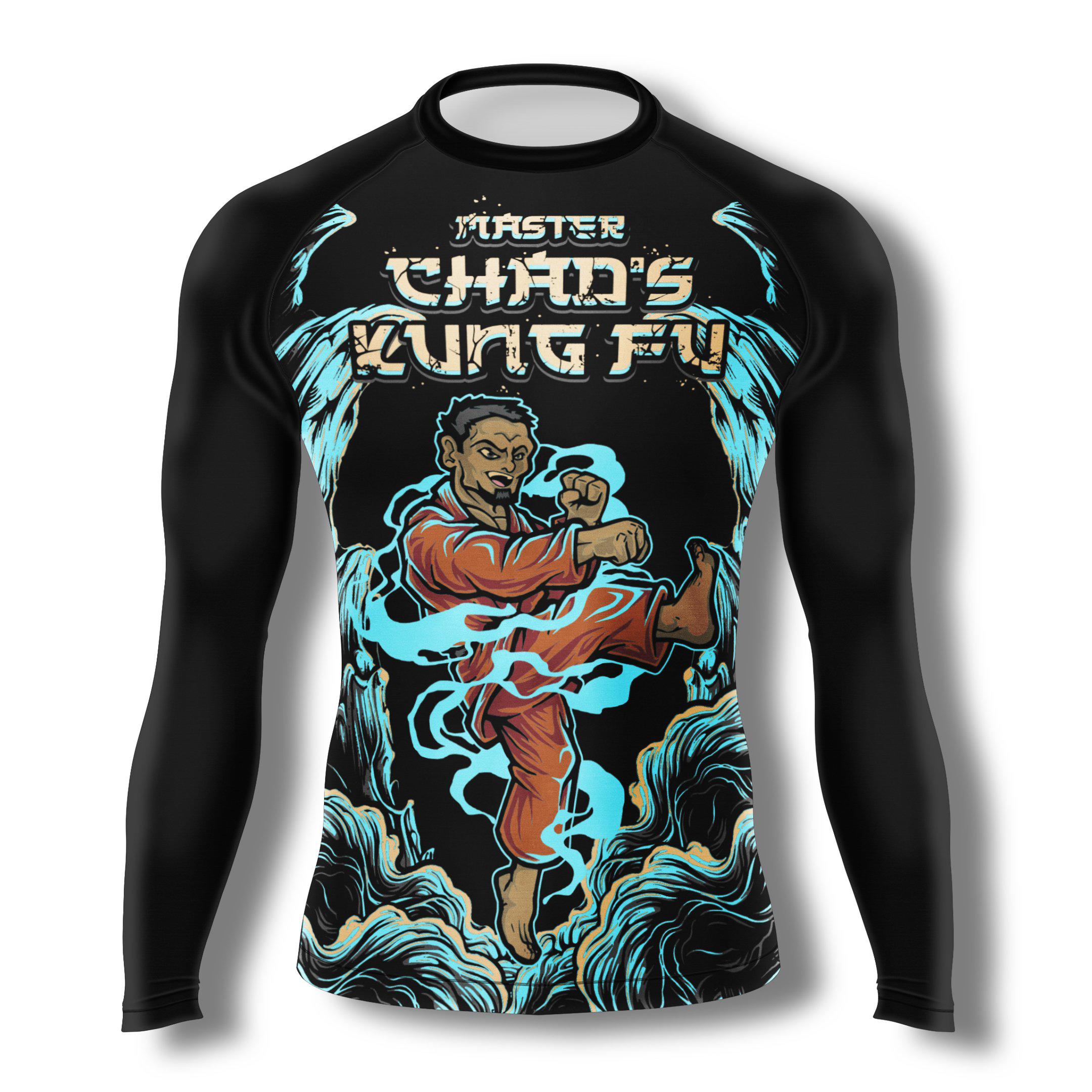 Master Chad's Kung Fu Long Sleeve Rashguard - Zenko Fightwear