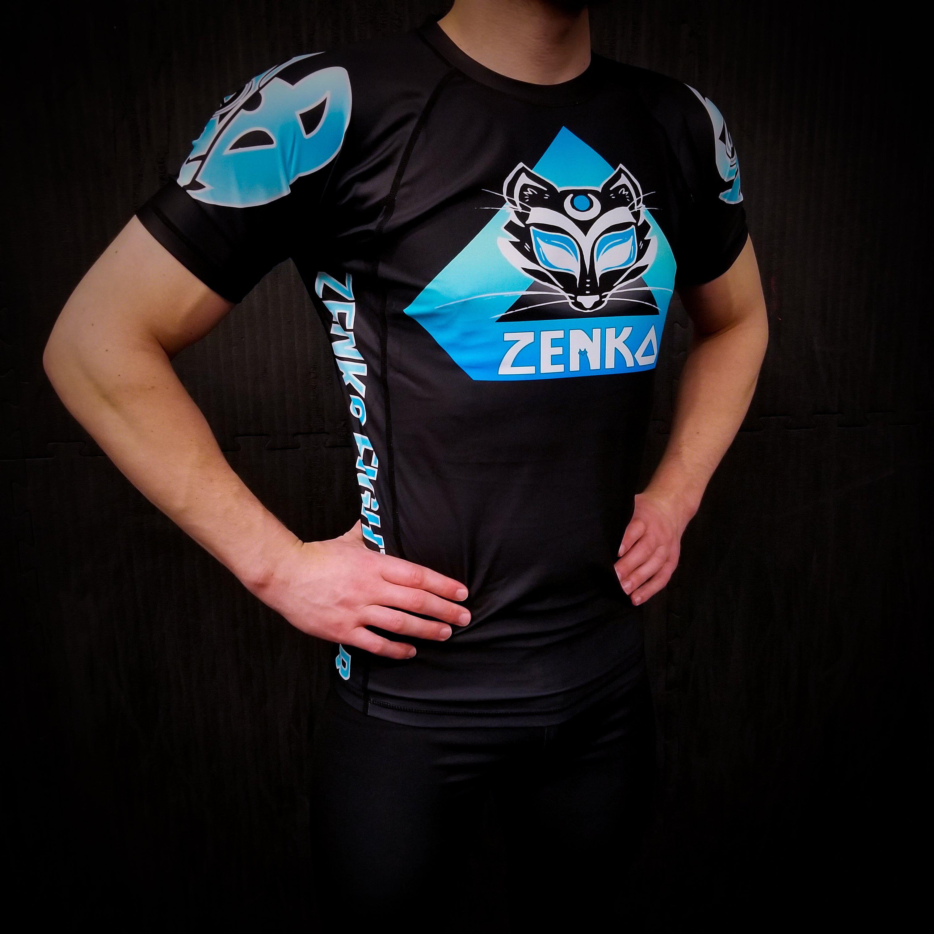 Zenko Fightwear Electric Fox Rashguard