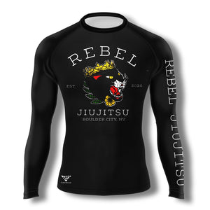 Rebel JiuJitsu Long Sleeve Rashguard V1 - Zenko Fightwear