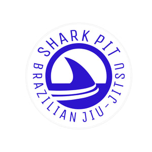 Shark Pit BJJ Gi Patch (White) Zenko Fightwear