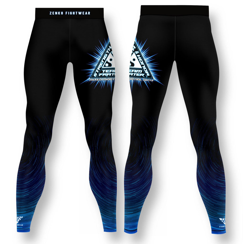 Pantalones MMA PRiDE or DiE Reckless Azul / Blanco