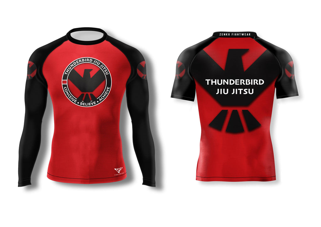 Thunderbird Jiu Jitsu Rashguard - Zenko Fightwear