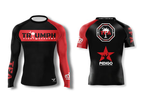 Triumph Fight Academy Ranked Rashguard (Black) Zenko Fightwear