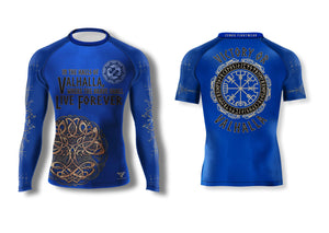 Valhalla Rashguard (Blue) Zenko Fightwear