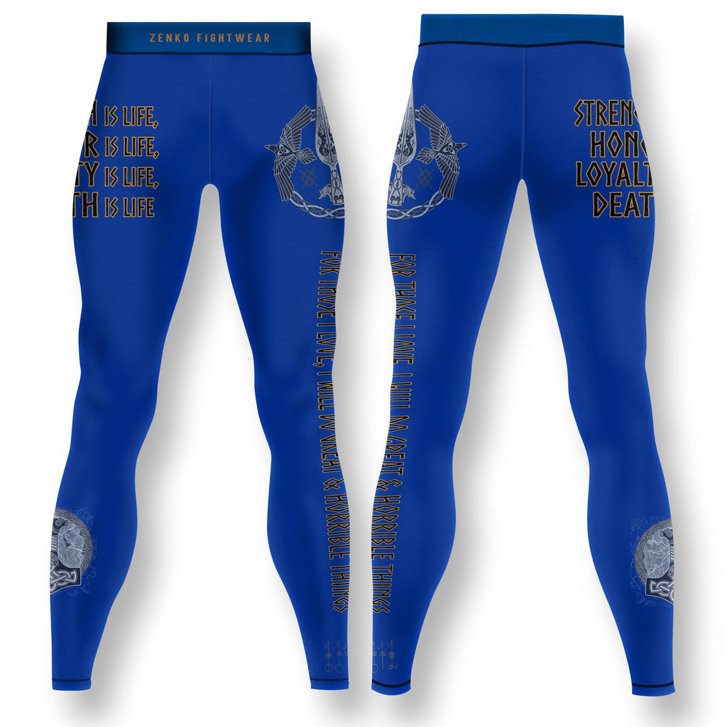 Valhalla Spats (Blue) Zenko Fightwear