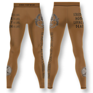 Valhalla Spats (Brown) Zenko Fightwear