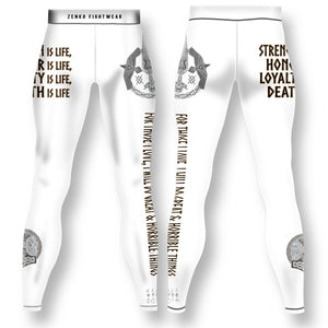 Valhalla Spats (White) Zenko Fightwear