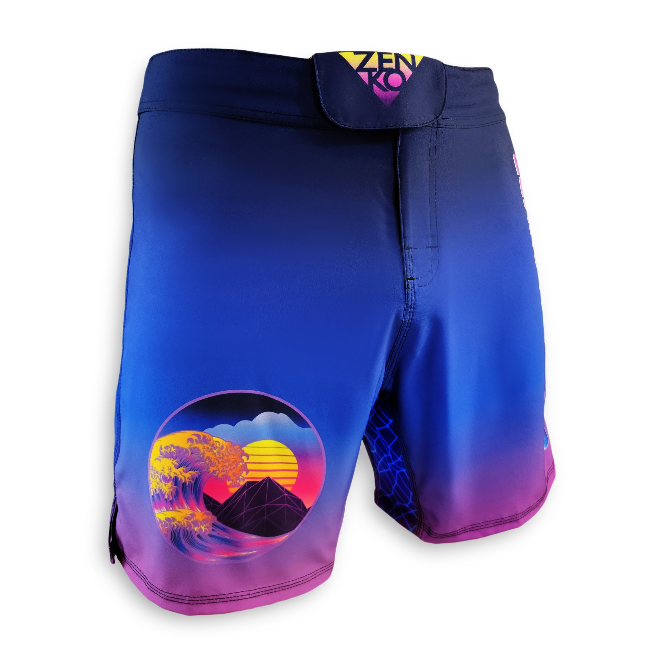 Vaporwave Hybrid Shorts - Zenko Fightwear