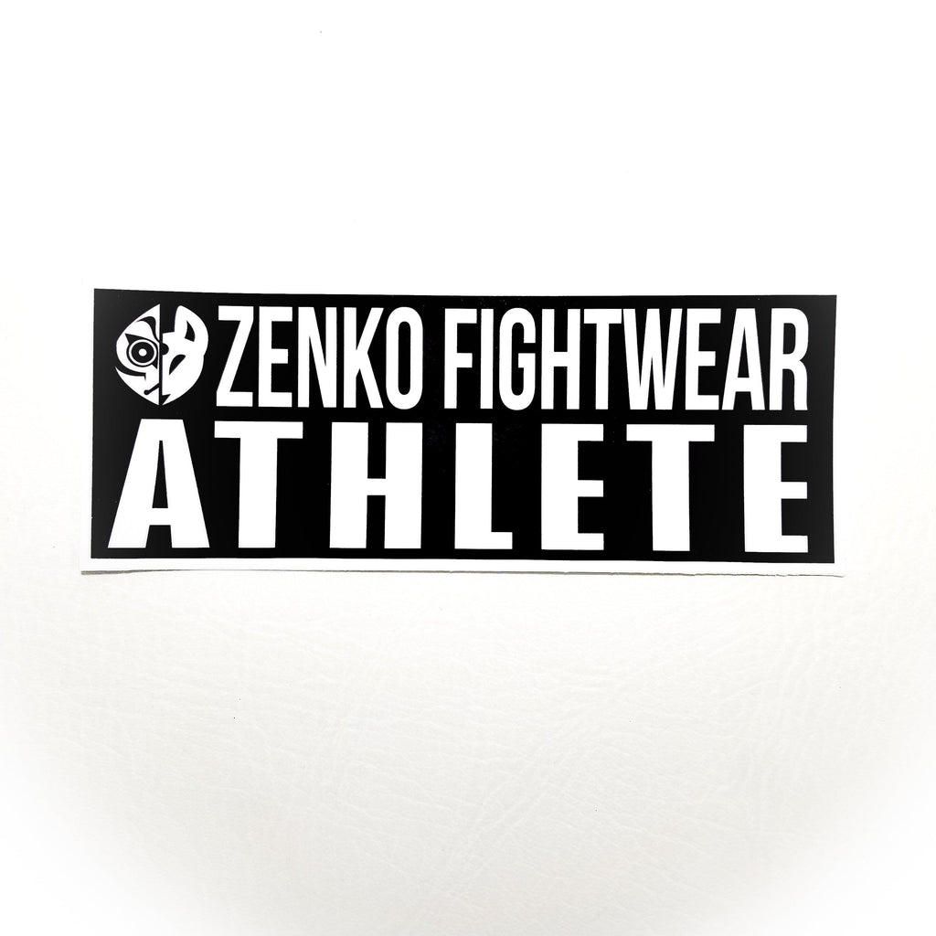 Zenko Fightwear Athlete Decal Sticker